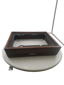 Dual 1215 1216 1218 Custom Solid Walnut With Fruitwood Stain Turntable Base - Picture 1 of 20