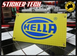 1/10 1/12 1/8 SCALE RC HELLA LIGHTS GARAGE WORKSHOP BANNER SUITS RC4WD AXIAL - Picture 1 of 2