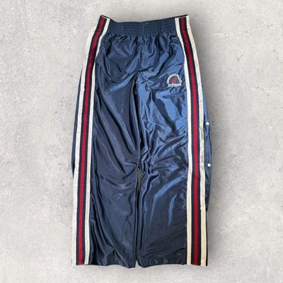 Pantalones deportivos de satén vintage de los 90 Aeropostale a rayas para hombre talla XL pierna ancha Foto 1 de 4
