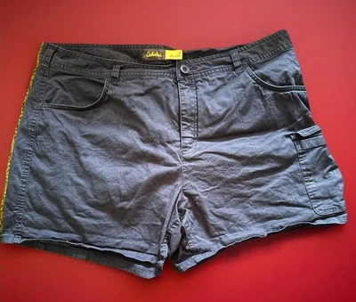 Cabelas Cargo Shorts Womens 16 Blue Cotton Blend - Image 1 of 3