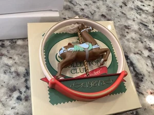 1987 Hallmark Keepsake Ornament Carrusel Reno Club de Coleccionistas Nuevo en Caja - Imagen 1 de 2