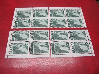 CANADA Unitrade# 465ii 25c 1967-73 CENTENNIAL DEFS. SET OF 4 HB DEX MVLH CV $500 - Image 1 of 2
