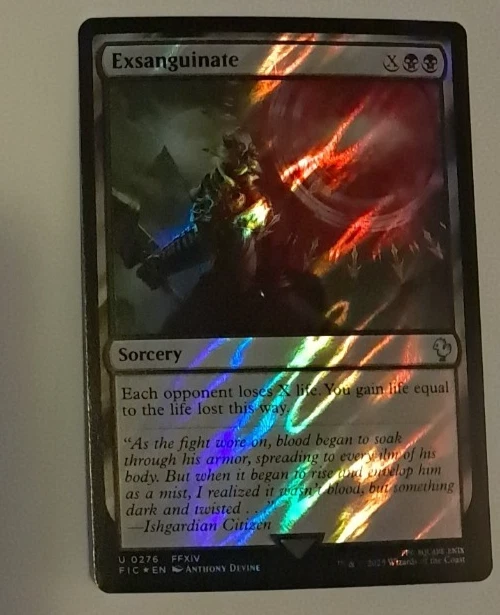 Exsanguinate Surge FOIL NM/M FINAL FANTASY FFXIV Magic the Gathering MTG - Image 1 of 2