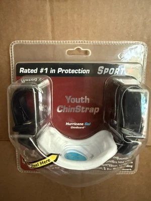 SportStar Youth Hurricane Gel ChinStrap Size Youth / Color Black Brand New