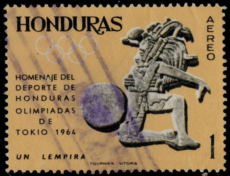HONDURAS C342 - Juegos Olímpicos de Tokio "Jugador de Pelota Maya" (pc36382) Foto 1 de 1