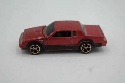 2009 HOT WHEELS '87 Buick Grand National Red/Black Loose MINT Detachable Hood - Image 1 of 4