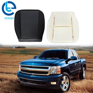 For Chevy Silverado 2007-2014 Front Left Bottom Seat Cushion Foam Pad+Seat Cover - Picture 1 of 20