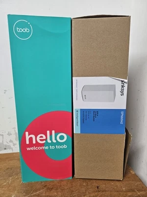 NEW SEALED Linksys SPNMX42 Tri-Band Mesh WiFi 6 System Toob Branded Packaging - Image 1 of 4