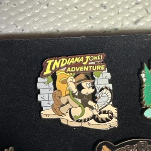 DLR Disney Pin Adventureland Mickey Mouse as Indiana Jones Adventure RARE - Picture 1 of 1