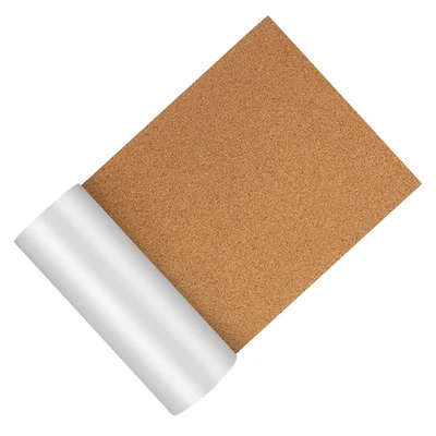 Cork Sheet Roll Adhesive Bulletin Board Cork Roll Backed Sheet Self Stick Board - Image 1 of 4