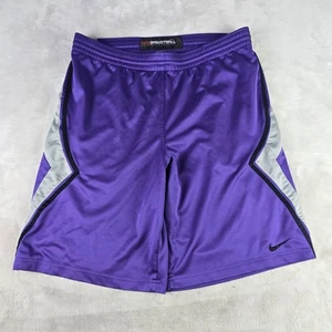 Vintage Nike Basketball Shorts Baggy Y2K Gray/purple Men Size Medium 36" Waist - Picture 1 of 7