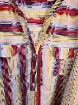 Top de mujer Lemon Grass talla L manga 3/4 a rayas multicolores Foto 1 de 4