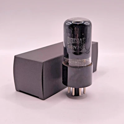 BRIMAR 6SN7GT CV1988 13D2 B65 cristal negro, 3L5 383 código superior, gran sonido Foto 1 de 4