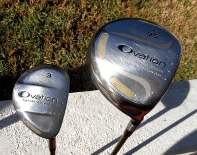 COMBO ADAMS OVATION: Driver 9.5* y 3 Madera, Grafito Flex Regular, ¡Muy Bonito! Foto 1 de 4