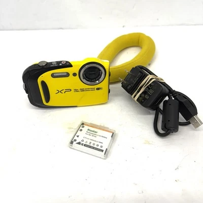 Cargador de batería amarillo para cámara digital Fujifilm FinePix XP80 16,4 MP probado funciona Foto 1 de 4