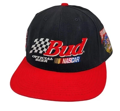 Vintage NASCAR 50th Anniversary Budweiser Beer Ricky Craven Made In USA Hat Cap - Изображение 1 из 4