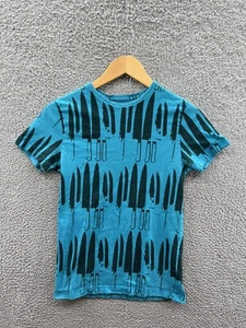 Andy Warhol Blue Knifes All Over Print Youth XL T-Shirt - Picture 1 of 3