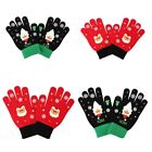 Women Winter Full Finger Glove Soft Mittens Thicken Knitted Acrylic Fibres Glove