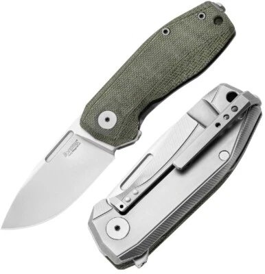 LionSTEEL Nano складной нож 2,5» MagnaCut стальное лезвие Micarta/титановая ручка - Изображение 1 из 4