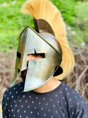 Casco Spartan Battle Dam ~ Gran Rey Leonidas Spartan 300 Película Casco Artículo Foto 1 de 4