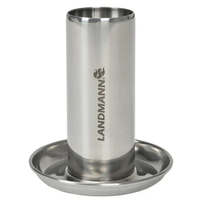 LANDMANN Hähnchenhalter inkl. Aromabehälter Hähnchenbräter Grill Ofen Hähnchengriller