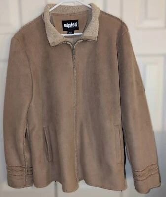 Abrigo Chaqueta Sherpa Gamuza Colección Kenneth Cole Camel Sin Listar por - Talla XL Foto 1 de 4