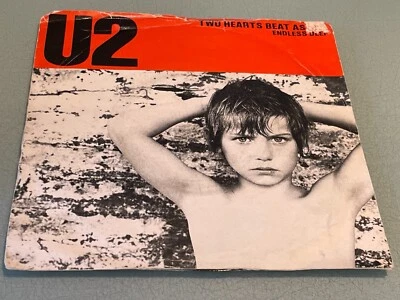 U2 - Two Hearts Beat As One - Endless Deep - Vinyl Record 7" Single  1983 Island - Image 1 of 4