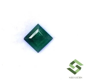 6.25x6.25 MM Zertifiziert Natürlicher Smaragd Quadrat Schliff 1.33 Cts - Picture 1 of 8