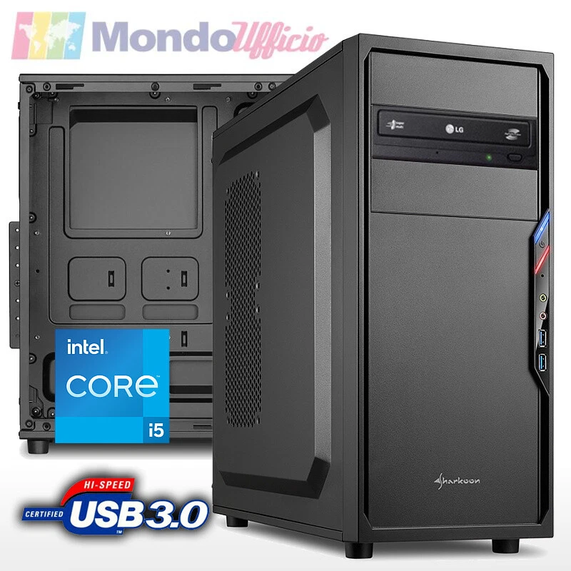 PC Computer Intel i5 11400F 6 Core - Ram 16 GB DDR4 - Card reader - USB 3.2 - Immagine 1 di 1