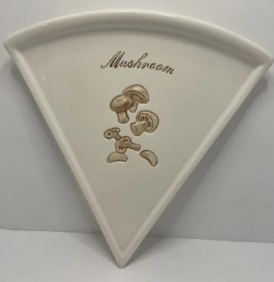 PIZZA BUONO de Pottery Barn rebanada de pizza platos triangulares setas REEMPLAZO Foto 1 de 4