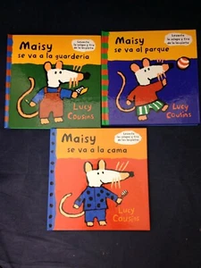 Maisy Mouse (set of 3) Spanish Lang. Ed. pop-up books (2001) VG HB 210609 - Picture 1 of 6