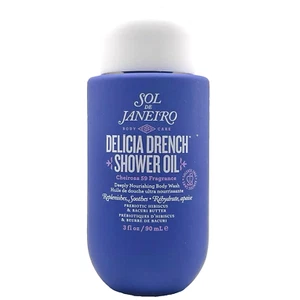 Sol De Janeiro Delicia Drench Shower Oil 3oz 90mL Travel Shower To Milk Foam🎁 - Picture 1 of 4