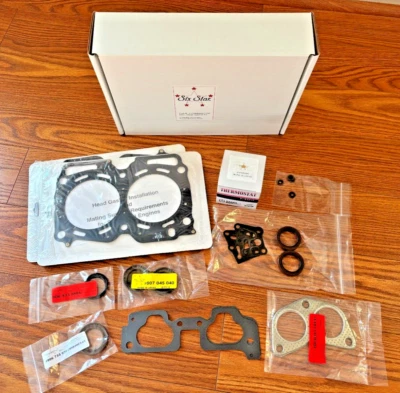 六星 2.5 SOHC 头垫片套件 11044AA633B 适用于斯巴鲁 Outback Forester Legacy — 第 1/4 张图片