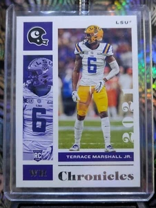 2021 Chronicles Draft Picks Terrace Marshall Jr. RC - Rookie - BUY MORE SAVE SHP - Picture 1 of 2