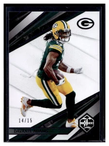 2021 Limited Football #56 Davante Adams! 14/15! PACKERS RAIDERS! - Picture 1 of 2