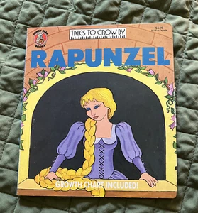 Honey Bear Books Tales To Grow By  Growing Chart Included 1988 Rapunzel (K) - Picture 1 of 8