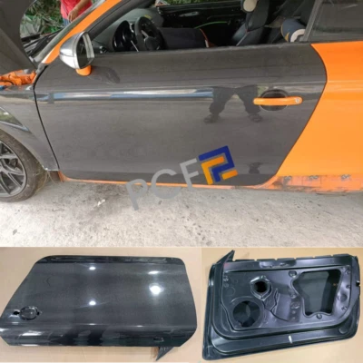 1 par de molduras de puerta de fibra de carbono real para Audi TT TTS TT RS 2008-2014 Foto 1 de 4