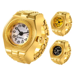 Watch Ring Simple Ring Watch Elastic Retro Casual Finger Watch For Men And Women - Picture 1 of 15
