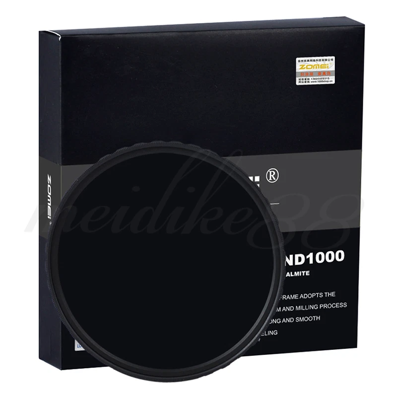 Zomei 82mm Ultra Slim HD ND1000 18Layer Multi-Coated Optical Schott Glass Filter - Image 1 of 4