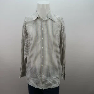 Kenneth Cole Unlisted Multicolor Striped Modern Fit Cotton Dress Shirt Mens 17.5 - Picture 1 of 7