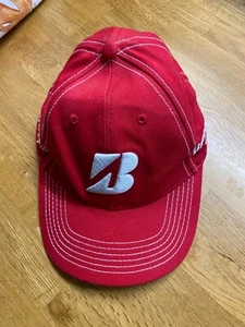 Bridgestone Golf Red Cap One Size Adjustable Red Hat - Picture 1 of 3