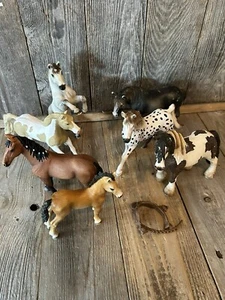 Schleich Horses Lot of 7 Various Years - Picture 1 of 15