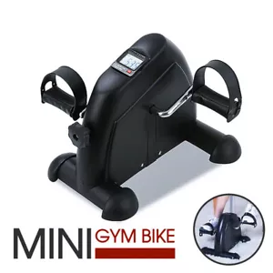 PORTABLE EXERCISER MINI BIKE TRAINER EXERCISE MACHINE DESK HOME GYM PEDAL CYCLE - Picture 1 of 11
