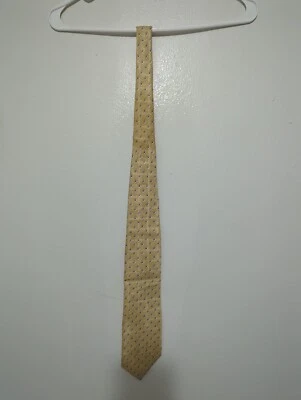 Corbata Pierre Cardin Seda Beige Estrella Multicolor Patrón Geométrico Foto 1 de 4