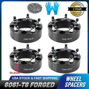 (4) 2" Inch 5x139.7mm 5x5.5" Wheel Spacers For Dodge Ram 1500 F150 E150 CJ3 CJ5 - Picture 1 of 8