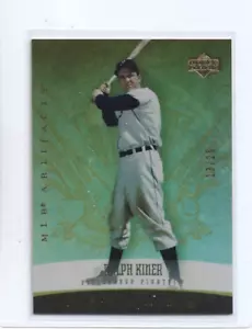 Ralph Kiner-Pittsburgh Pirates-2005 Artifacts Rainbow Gold #186 LGD (13/25) - Picture 1 of 2