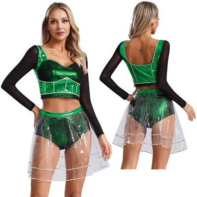 Mujeres Six the Musical Disfraz Juegos con disfraces Manga Larga Musical Teatro Danza Vestido Foto 1 de 4