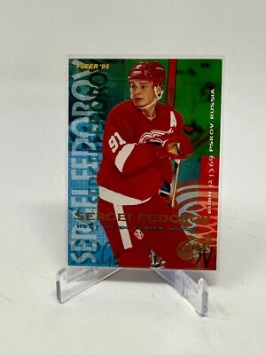 1995 Fleer Hockey Sergei Fedorov Card #59 EX - Image 1 of 2