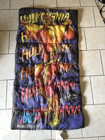 Vintage Hulk Hogan WWF Hulkamania Kids Sleeping Bag Cover