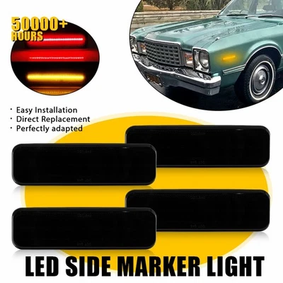 Luz de señalización lateral*4 para camioneta Dodge D100 D150 D250 D350 W100 W150 W250 W350 W450 Foto 1 de 4